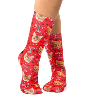 Petflix and Purr Socks