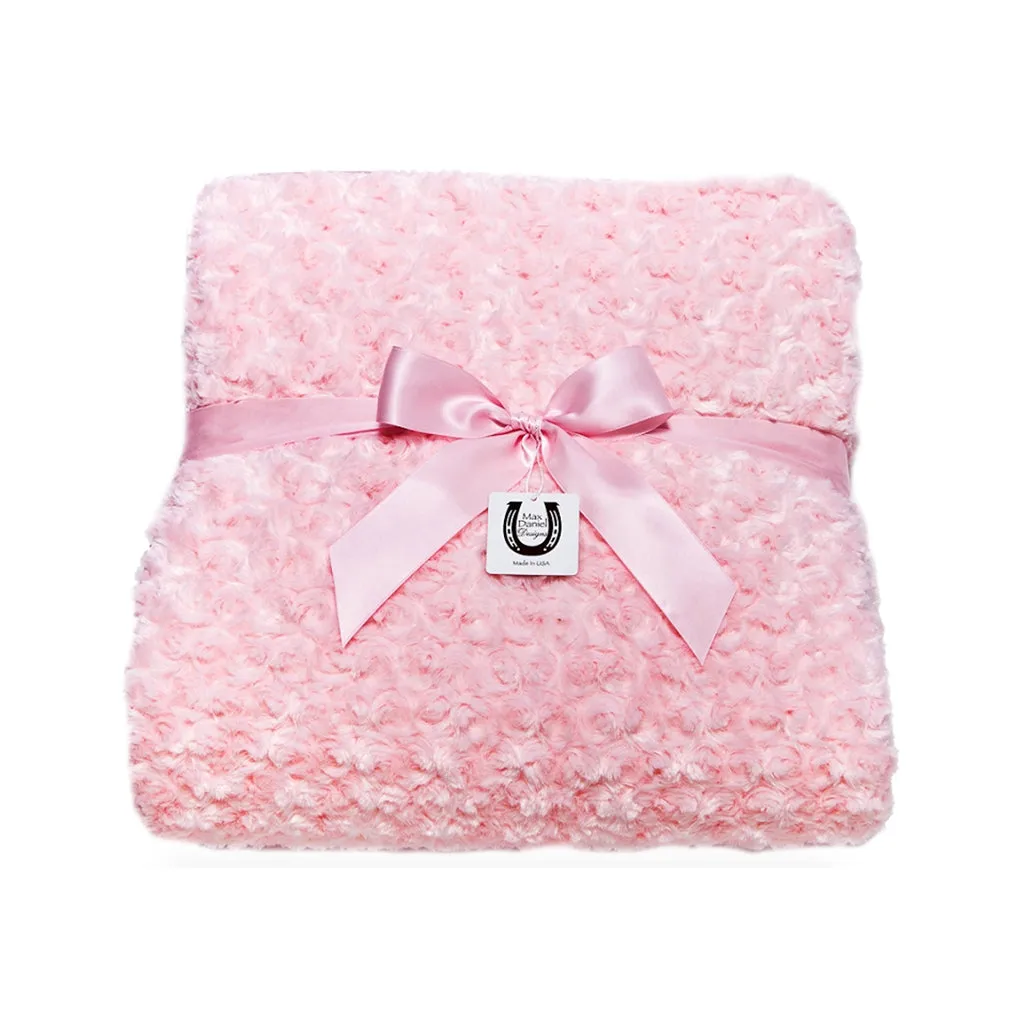 Pink Rosebuds Throw