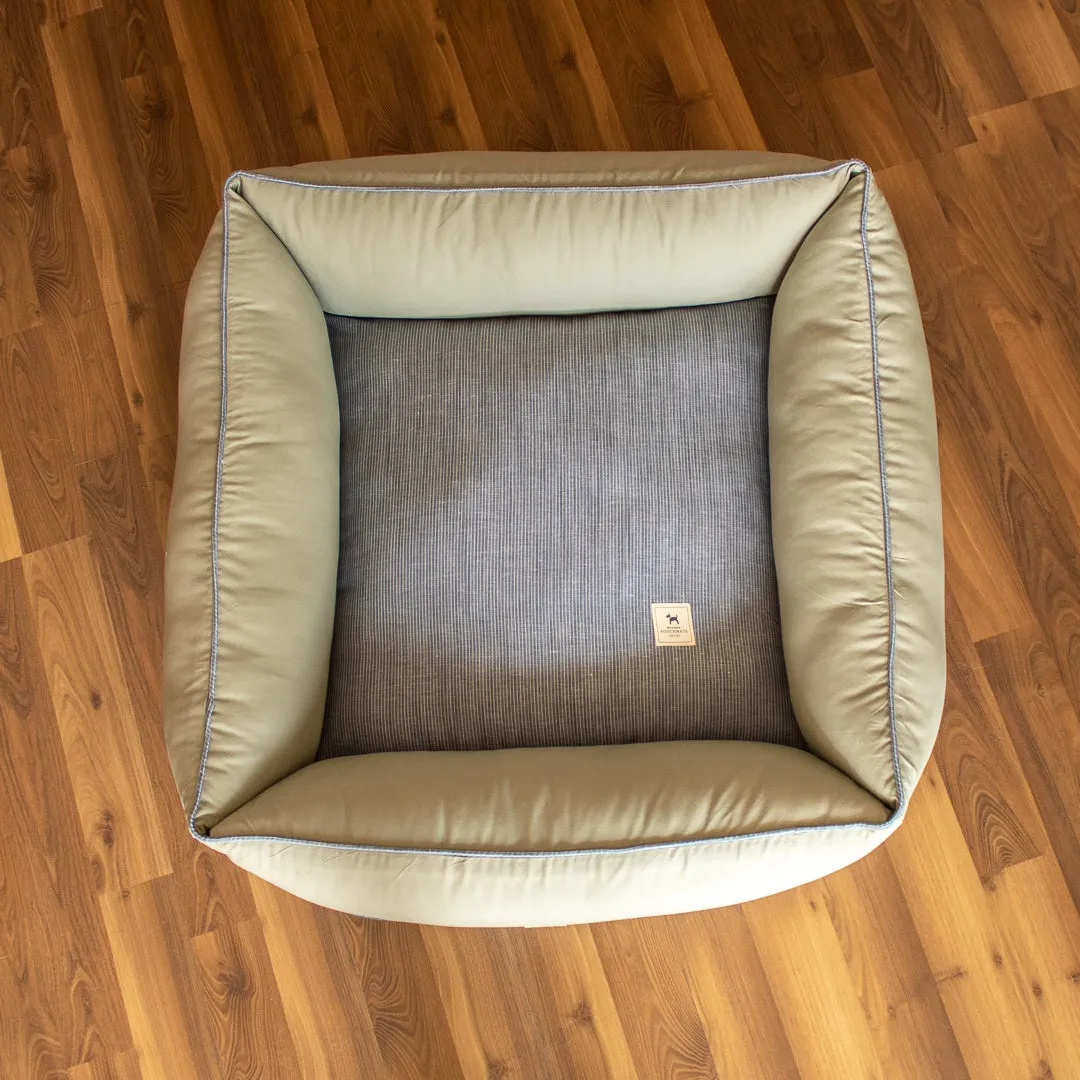 PoochMate Sage & Candy Stripe Dog Bedding Set