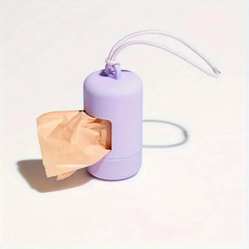 Portable Dog Pet Waste Bag Dispenser | Mini Pet Cleaning Garbage Bag Organizer Home Kitchen Supplies
