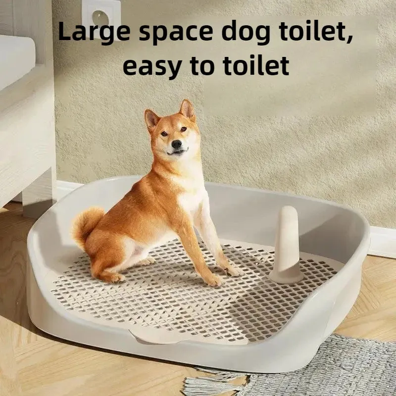 Portable Dog Toilet – Anti-Splash Pet Potty Pan Trainer for Puppies & Kittens