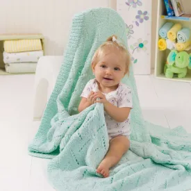 Red Heart Soft & Snuggly Knit Baby Blanket