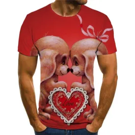 shirt dog tee shirt Puppy Cute Pets big Smart dogs Cool men art costume
