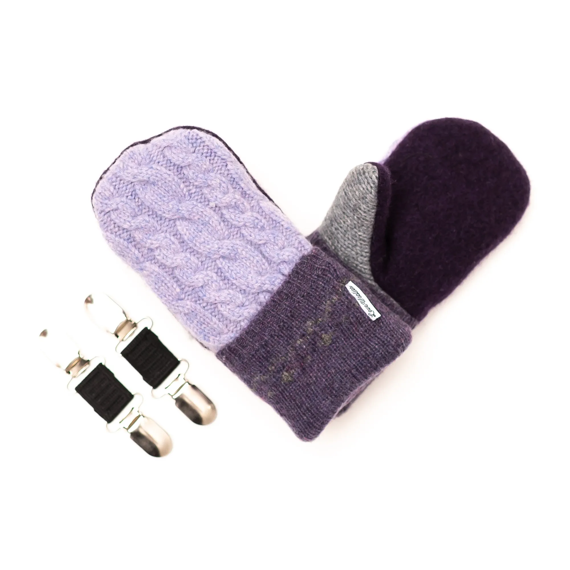 Small Kid's Wool Sweater Mittens | The Doll House