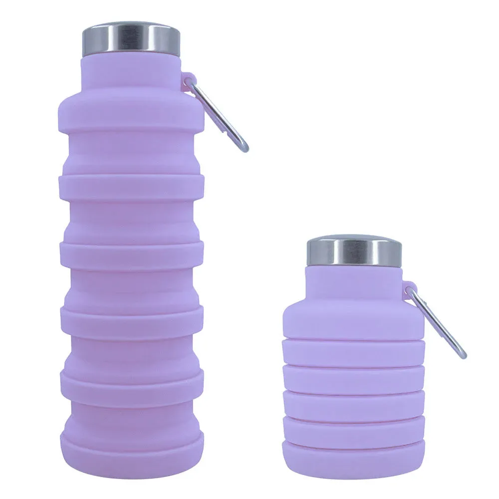 Stay Hydrated on the Go: Innovative Portable Silicone Water Bottle - Retractable, Folding Design Perfect for Travel, Outdoor Activities, and Sports - Collapsible, Eco-Friendly Coffee Cup for All Your Adventures