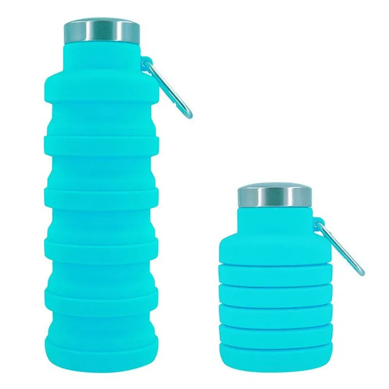 Stay Hydrated on the Go: Innovative Portable Silicone Water Bottle - Retractable, Folding Design Perfect for Travel, Outdoor Activities, and Sports - Collapsible, Eco-Friendly Coffee Cup for All Your Adventures