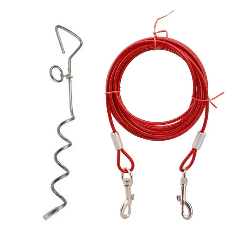 Steel Wire Dog Leashes