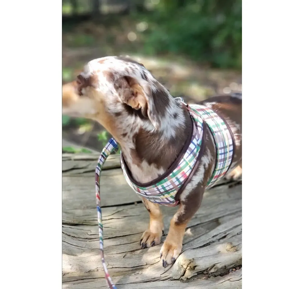 Step Easy Prints Warm Fleece Lined Soft Harness | Teacup 3 LBS to 20 LBS