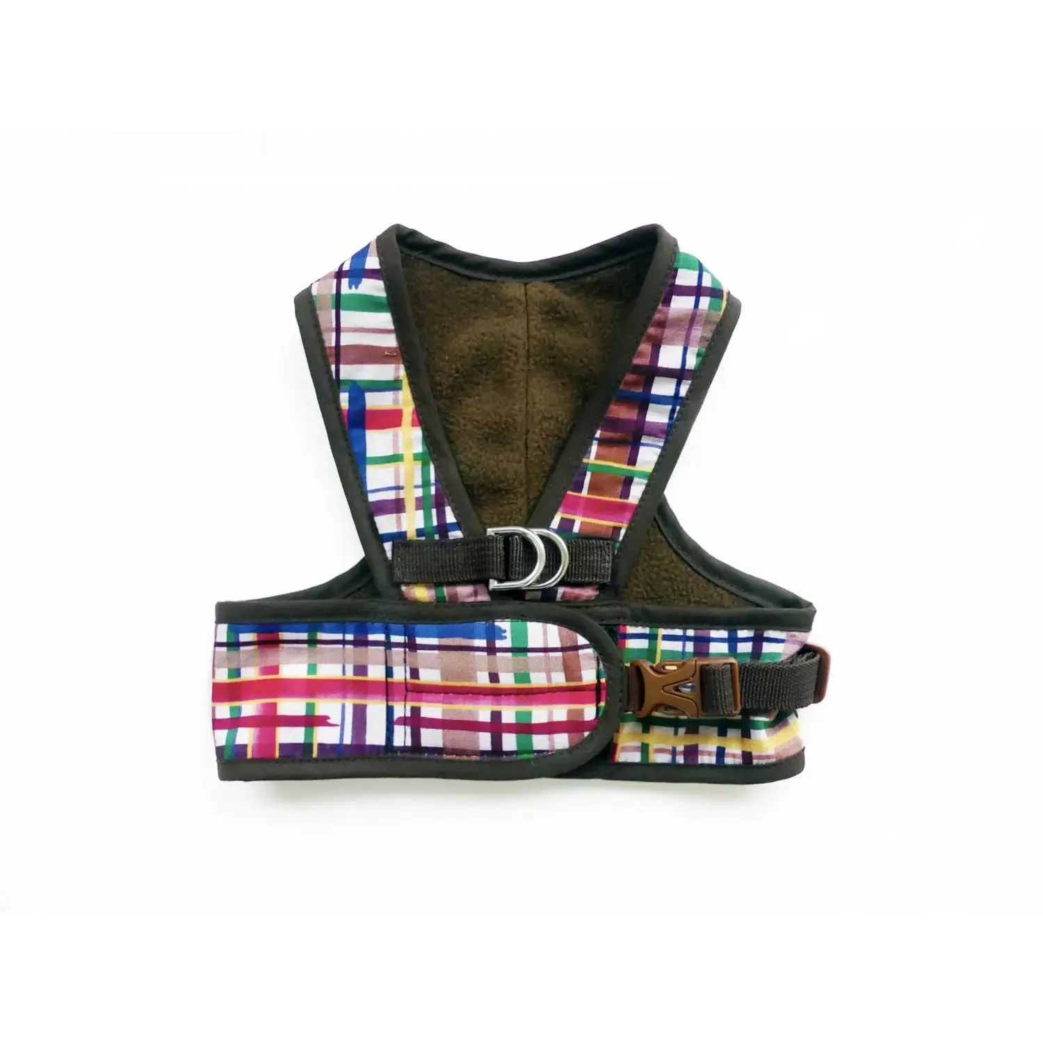 Step Easy Prints Warm Fleece Lined Soft Harness | Teacup 3 LBS to 20 LBS