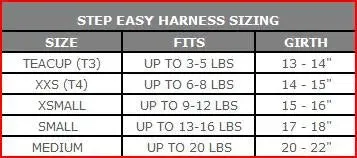 Step Easy Prints Warm Fleece Lined Soft Harness | Teacup 3 LBS to 20 LBS