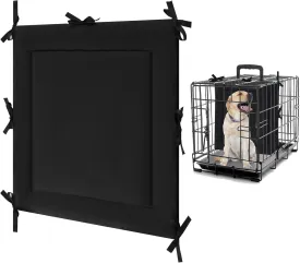 Thyle Dog Crate Divider Panel (Without Crate), Black Thick Dog Kennel Divider with Ties, Puppy Accessories for Puppy Training(24" H X 22.5" W for 36" Crate)