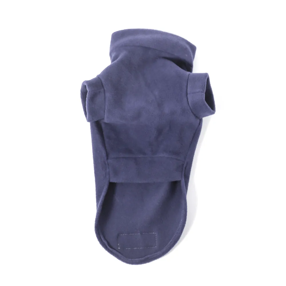 Walksters Dachshund Stay Dry Body Fleece In Navy